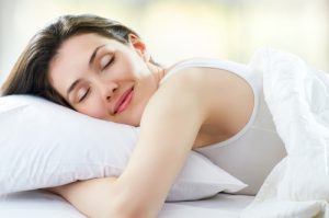 woman sleeping